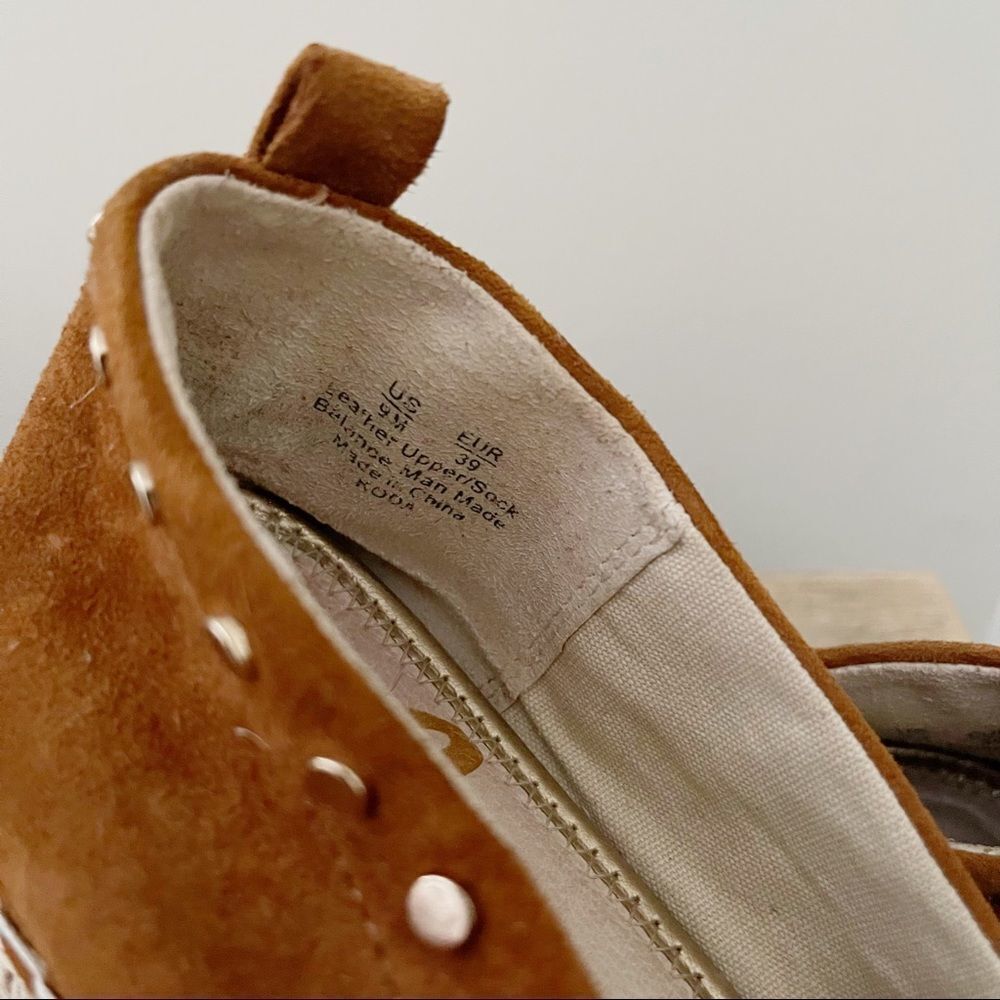 Sam Edelman Koda Brown Suede Slip On Espradilles size 9 preowned - Picture 7 of 8